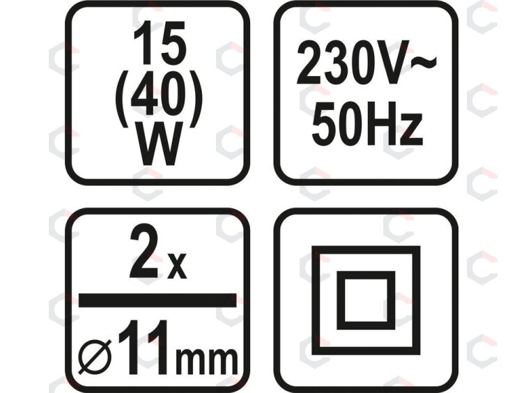 Karštų klijų pistoletas | 11 mm / 40W (73056) 3 Karštų klijų pistoletas | 11 mm / 40W (73056) 3