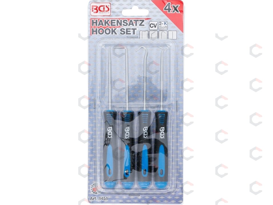 Kabliukų rinkinys | 4 vnt. (8451) 2 Kabliukų rinkinys | 4 vnt. (8451) 2