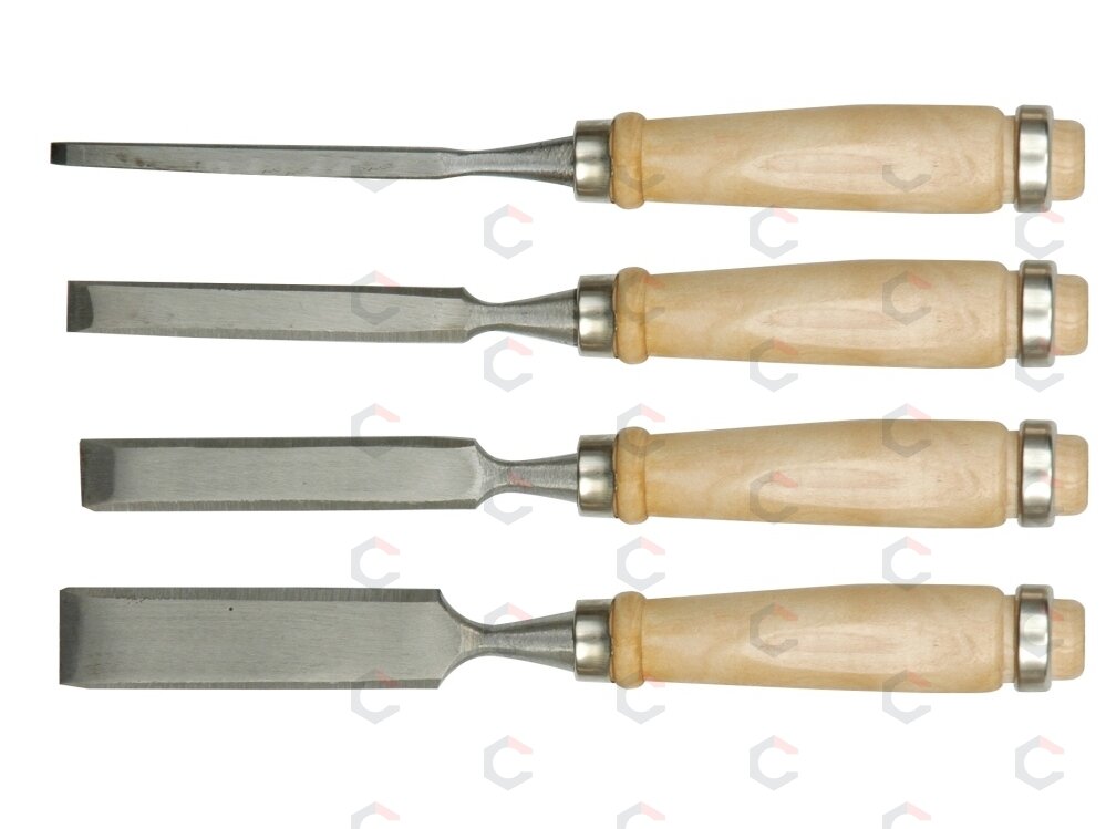 Kaltų medžiui rinkinys | 4 vnt. (25500) Kaltų medžiui rinkinys | 4 vnt. (25500)