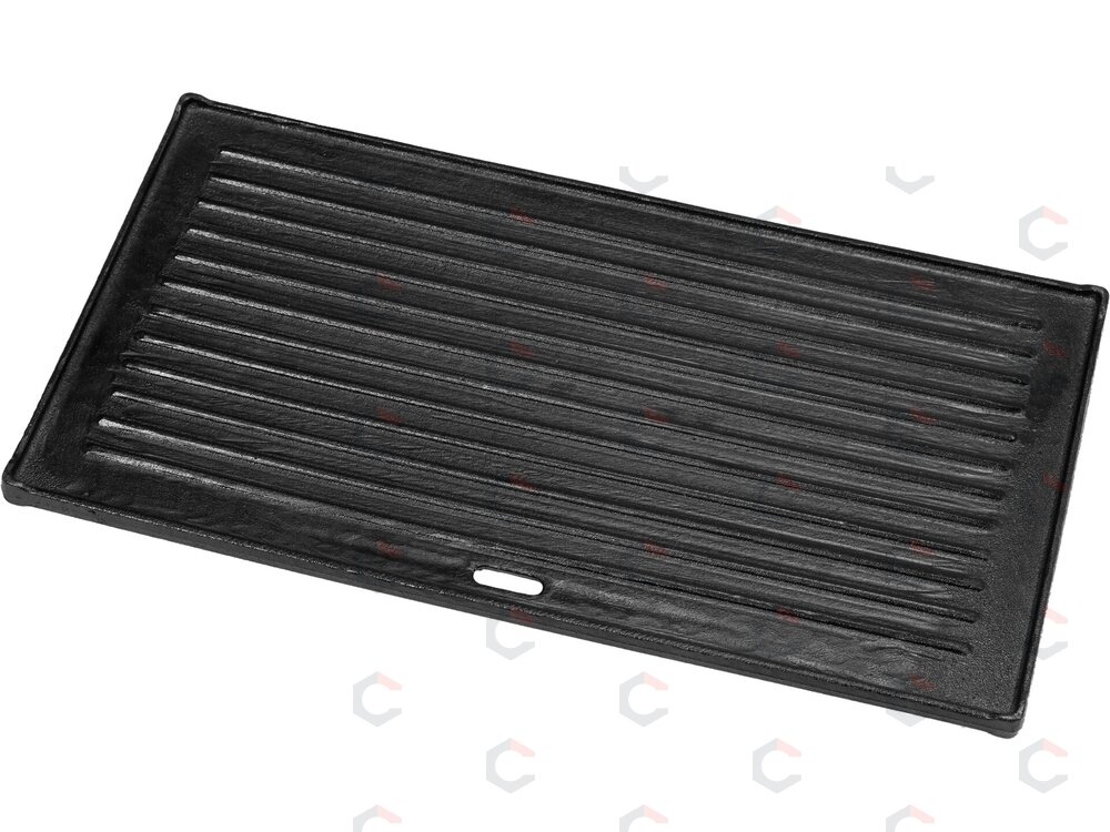 Ketaus plokštelė dujiniams griliams | dvipusė lygi/grublėta | 220×410 mm (YG-20020) Ketaus plokštelė dujiniams griliams | dvipusė lygi/grublėta | 220×410 mm (YG-20020)
