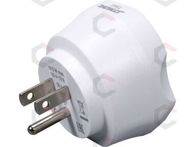 Kelionininis adapteris | euro rozetė / JAV kištukas | Europa – JAV (72441) Kelionininis adapteris | euro rozetė / JAV kištukas | Europa – JAV (72441)