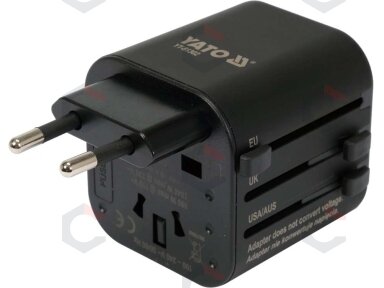 Kelionininis adapteris | universalus | daugiau nei 150 šalių (YT-81302) Kelionininis adapteris | universalus | daugiau nei 150 šalių (YT-81302)