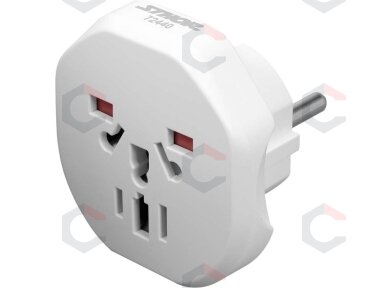 Kelionininis adapteris | universalus lizdas / euro kištukas | Pasaulis - Europa (72440) Kelionininis adapteris | universalus lizdas / euro kištukas | Pasaulis - Europa (72440)
