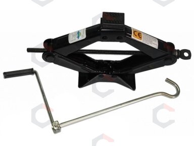 Keltuvas mechaninis trapecinis | su guma | 1,5 t (SK80271) Keltuvas mechaninis trapecinis | su guma | 1,5 t (SK80271)