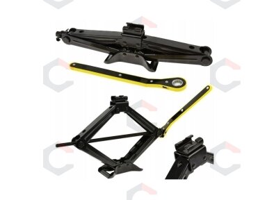 Keltuvas mechaninis trapecinis | su specialiu terkšliniu raktu | 105 - 380 mm | 1.5 t (JFM-1.5T) Keltuvas mechaninis trapecinis | su specialiu terkšliniu raktu | 105 - 380 mm | 1.5 t (JFM-1.5T)