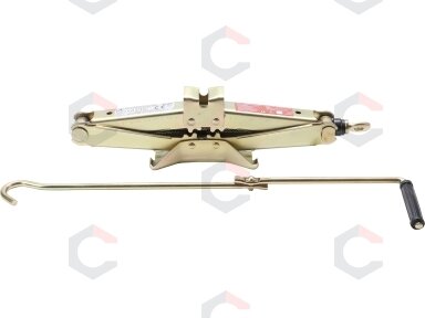 Keltuvas mechaninis trapecinis | su sukimo rankena | 1 t (9793) Keltuvas mechaninis trapecinis | su sukimo rankena | 1 t (9793)
