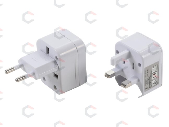 Kelioniniai kištukiniai adapteriai | 3 vnt. (9798) 2 Kelioniniai kištukiniai adapteriai | 3 vnt. (9798) 2