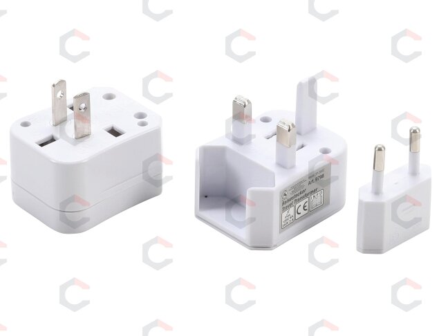 Kelioniniai kištukiniai adapteriai | 3 vnt. (9798) 7 Kelioniniai kištukiniai adapteriai | 3 vnt. (9798) 7