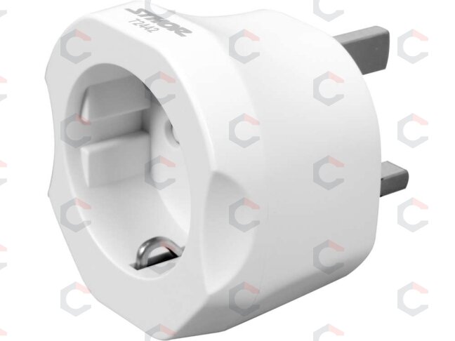 Kelionininis adapteris | euro rozetė / UK kištukas | Europa – UK (72442) Kelionininis adapteris | euro rozetė / UK kištukas | Europa – UK (72442)