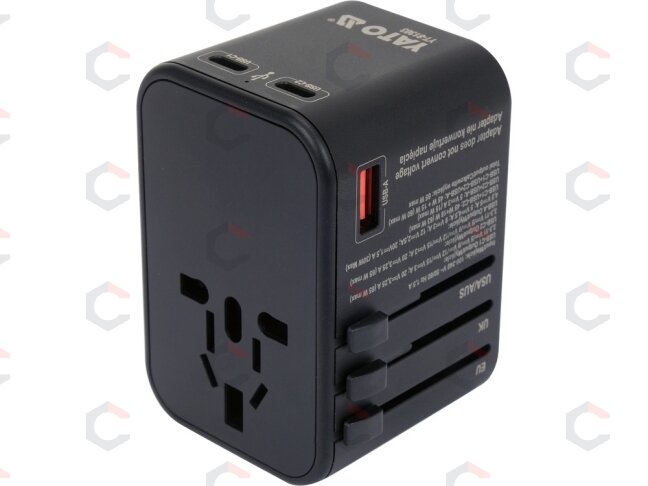 Universalus kelioninis adapteris | USB-A ir USB-C | 65 W (YT-81303) 5 Universalus kelioninis adapteris | USB-A ir USB-C | 65 W (YT-81303) 5