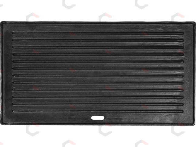 Ketaus plokštelė dujiniams griliams | dvipusė lygi/grublėta | 220×410 mm (YG-20020) 1 Ketaus plokštelė dujiniams griliams | dvipusė lygi/grublėta | 220×410 mm (YG-20020) 1
