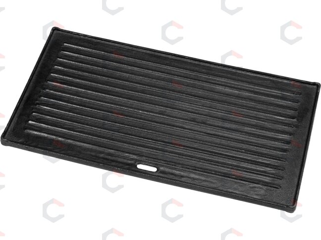 Ketaus plokštelė dujiniams griliams | dvipusė lygi/grublėta | 220×410 mm (YG-20020) Ketaus plokštelė dujiniams griliams | dvipusė lygi/grublėta | 220×410 mm (YG-20020)