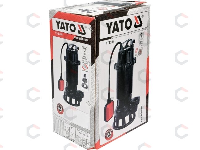 Ketaus siurblys 750W su malūnėliu (malimo sistema) (YT-85350) 1 Ketaus siurblys 750W su malūnėliu (malimo sistema) (YT-85350) 1