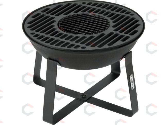 Ketaus sodo ugniakuras su grotelėmis | 50 cm | 2 viename (99719) 2 Ketaus sodo ugniakuras su grotelėmis | 50 cm | 2 viename (99719) 2