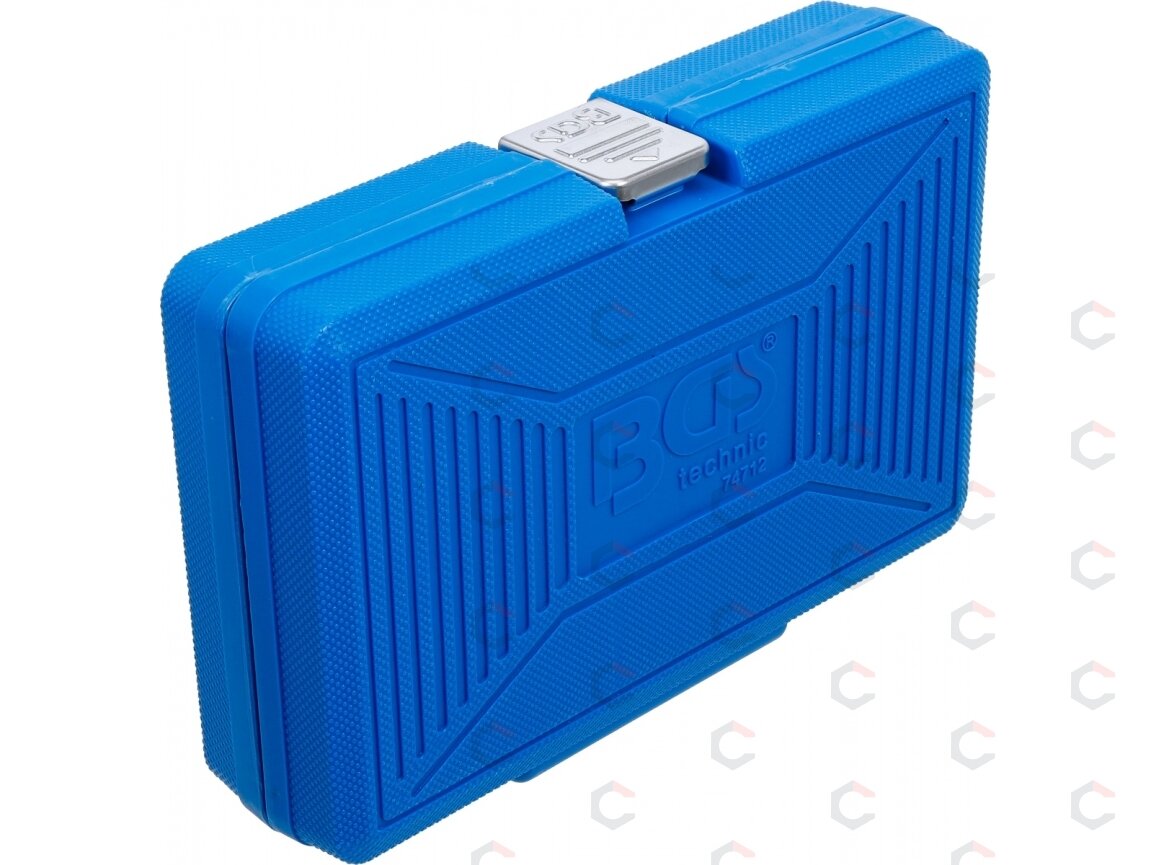 Kiauryminių galvučių rinkinys | Gear Lock | 10–24 mm | 72 dantų | 17 vnt. (74712) 6 Kiauryminių galvučių rinkinys | Gear Lock | 10–24 mm | 72 dantų | 17 vnt. (74712) 6