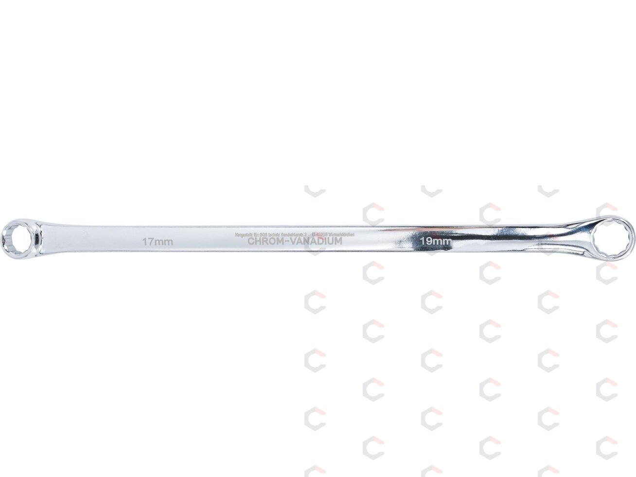Kilpinis raktas ilgas 17x19 mm, 410 mm ilgio (1186-17x19) 1 Kilpinis raktas ilgas 17x19 mm, 410 mm ilgio (1186-17x19) 1