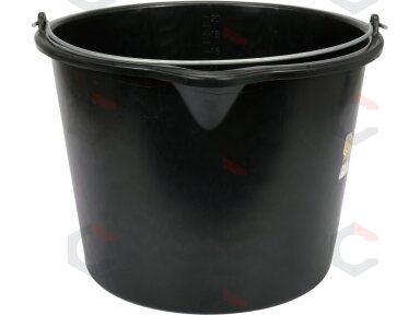 Kibiras statybinis juodas | su nutekėjimu | 20l (06382) Kibiras statybinis juodas | su nutekėjimu | 20l (06382)