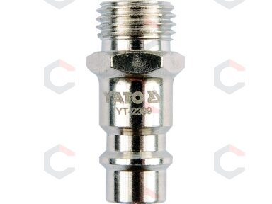 Kištukas 1/4" (išorinis sriegis) (YT-2399) Kištukas 1/4" (išorinis sriegis) (YT-2399)