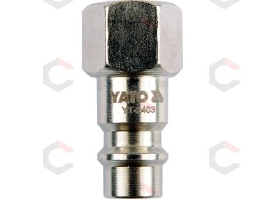 Kištukas 1/4" (vidinis sriegis) (YT-2403) Kištukas 1/4" (vidinis sriegis) (YT-2403)
