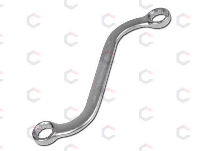Kilpinių raktų komplektas | S-tipas | 10x11 - 18x19 mm | 5 vnt. (1216) 4 Kilpinių raktų komplektas | S-tipas | 10x11 - 18x19 mm | 5 vnt. (1216) 4