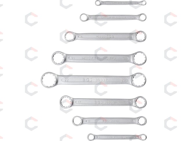 Kilpinių raktų rinkinys | tiesūs | 6-22 mm | 8 vnt. (30300) 2 Kilpinių raktų rinkinys | tiesūs | 6-22 mm | 8 vnt. (30300) 2