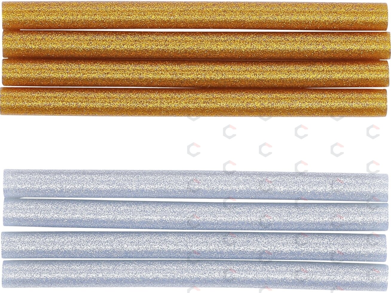 Klijų lazdelės | aukso / sidabro metalo | Ø 11 mm, 150 mm | 8 vnt. (80848) 2 Klijų lazdelės | aukso / sidabro metalo | Ø 11 mm, 150 mm | 8 vnt. (80848) 2
