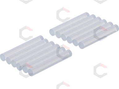Klijų lazdelės | skaidrios | Ø 7.5 mm, 50 mm | 12 vnt. (80851) Klijų lazdelės | skaidrios | Ø 7.5 mm, 50 mm | 12 vnt. (80851)