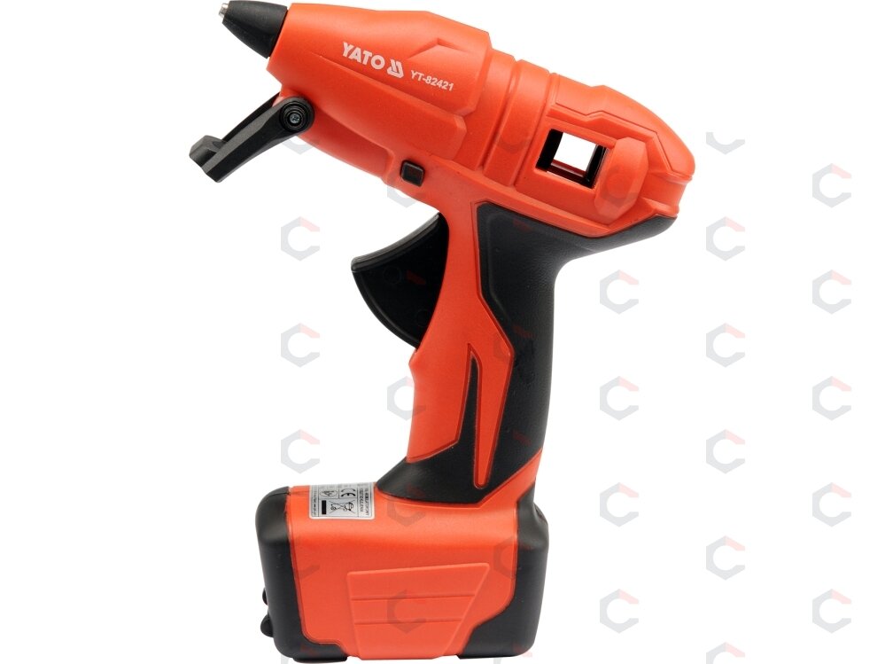 Klijų pistoletas akumuliatorinis 11mm 7.2v li - jon 8w (YT-82421) Klijų pistoletas akumuliatorinis 11mm 7.2v li - jon 8w (YT-82421)
