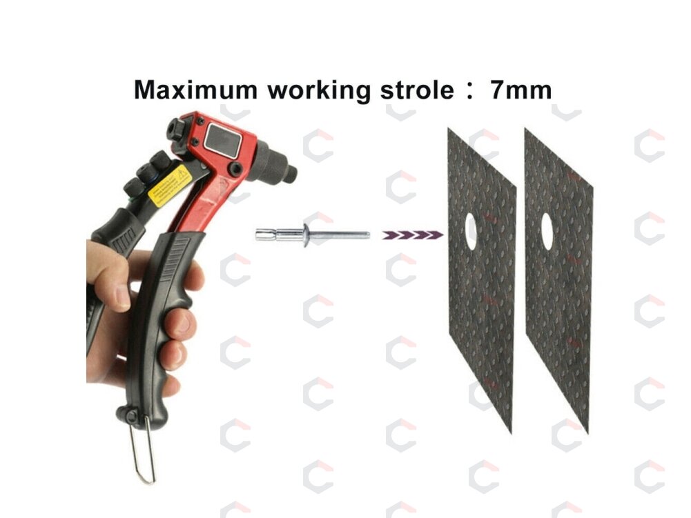 Kniediklis nerūdyjančio plieno kniedėms | 2,4-4,8 mm (M49582) 1