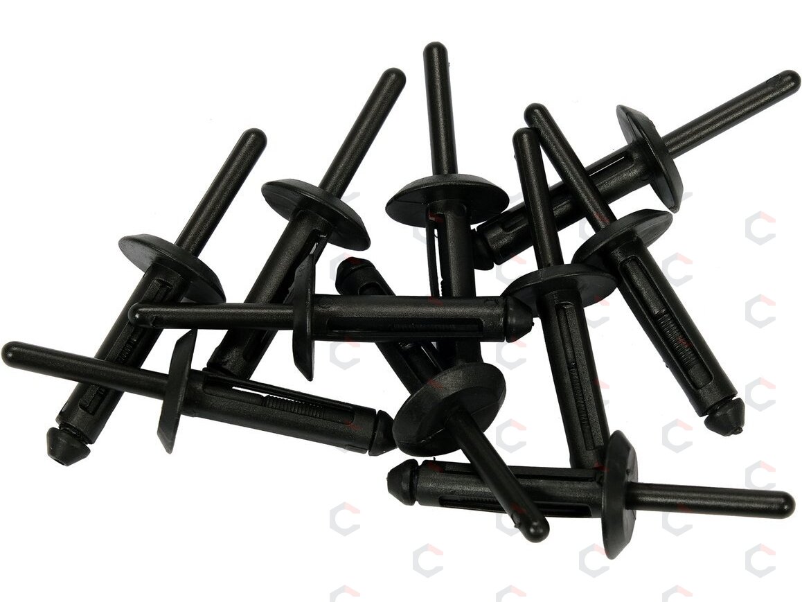 Kniedės plastikinės | 5,0 x 17,2 mm | 10 vnt. (YT-35982) 1