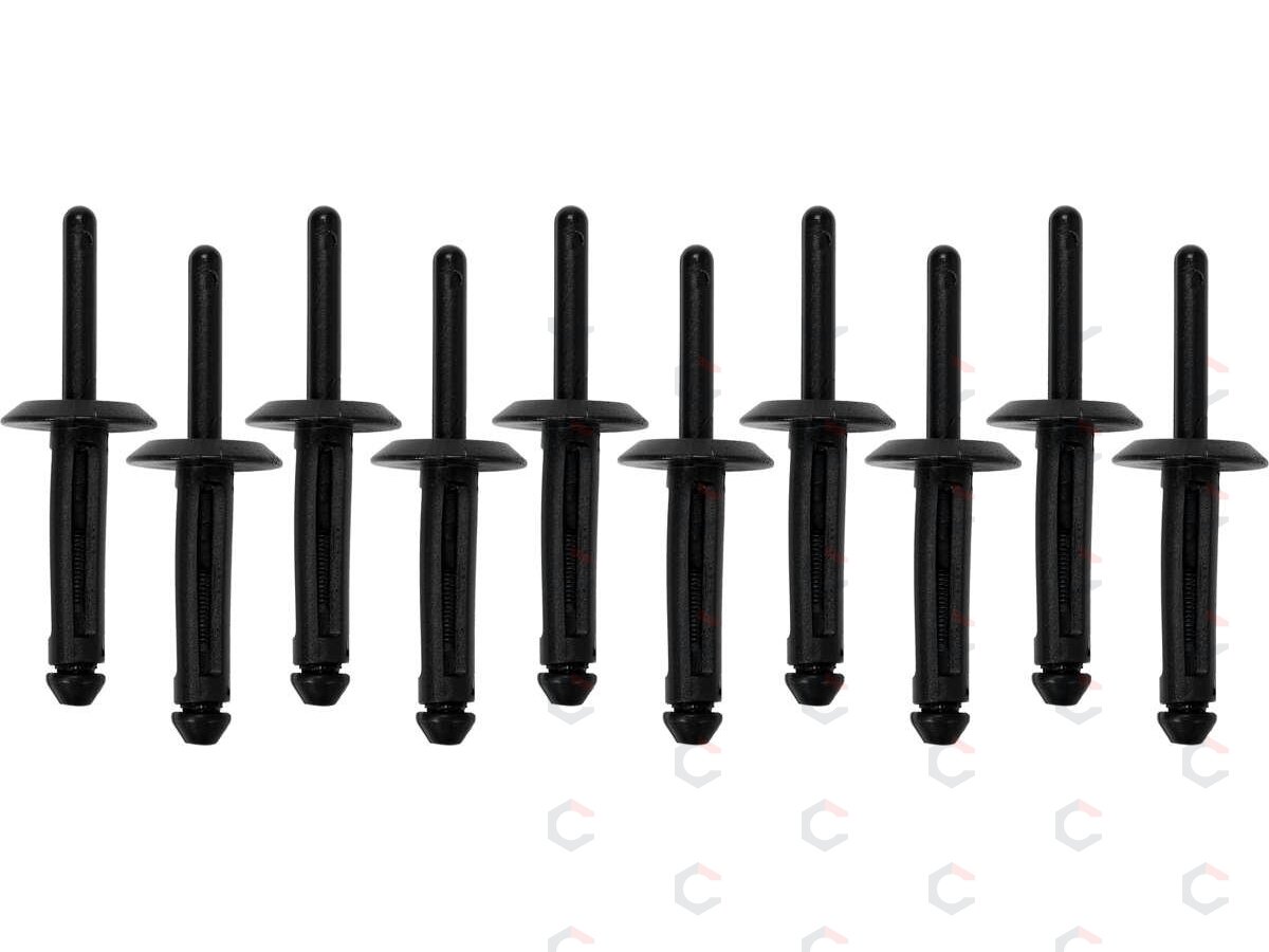 Kniedės plastikinės | 5,0 x 15,8 mm | 10 vnt. (YT-35981) Kniedės plastikinės | 5,0 x 15,8 mm | 10 vnt. (YT-35981)