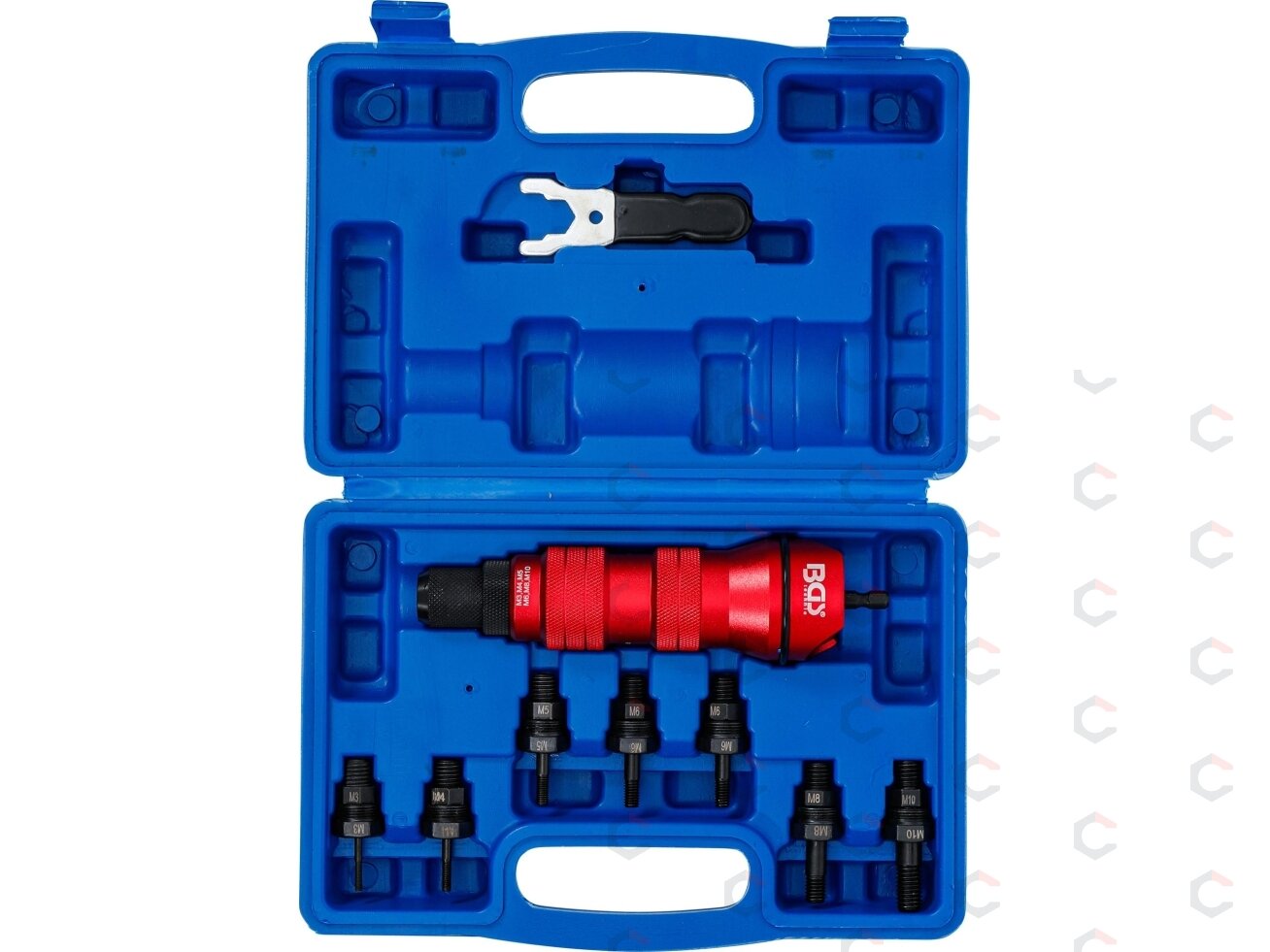 Kniedės veržlės priedas | Metalinė versija | M3 / M4 / M5 / M6 / M8 / M10 (6834) 3 Kniedės veržlės priedas | Metalinė versija | M3 / M4 / M5 / M6 / M8 / M10 (6834) 3