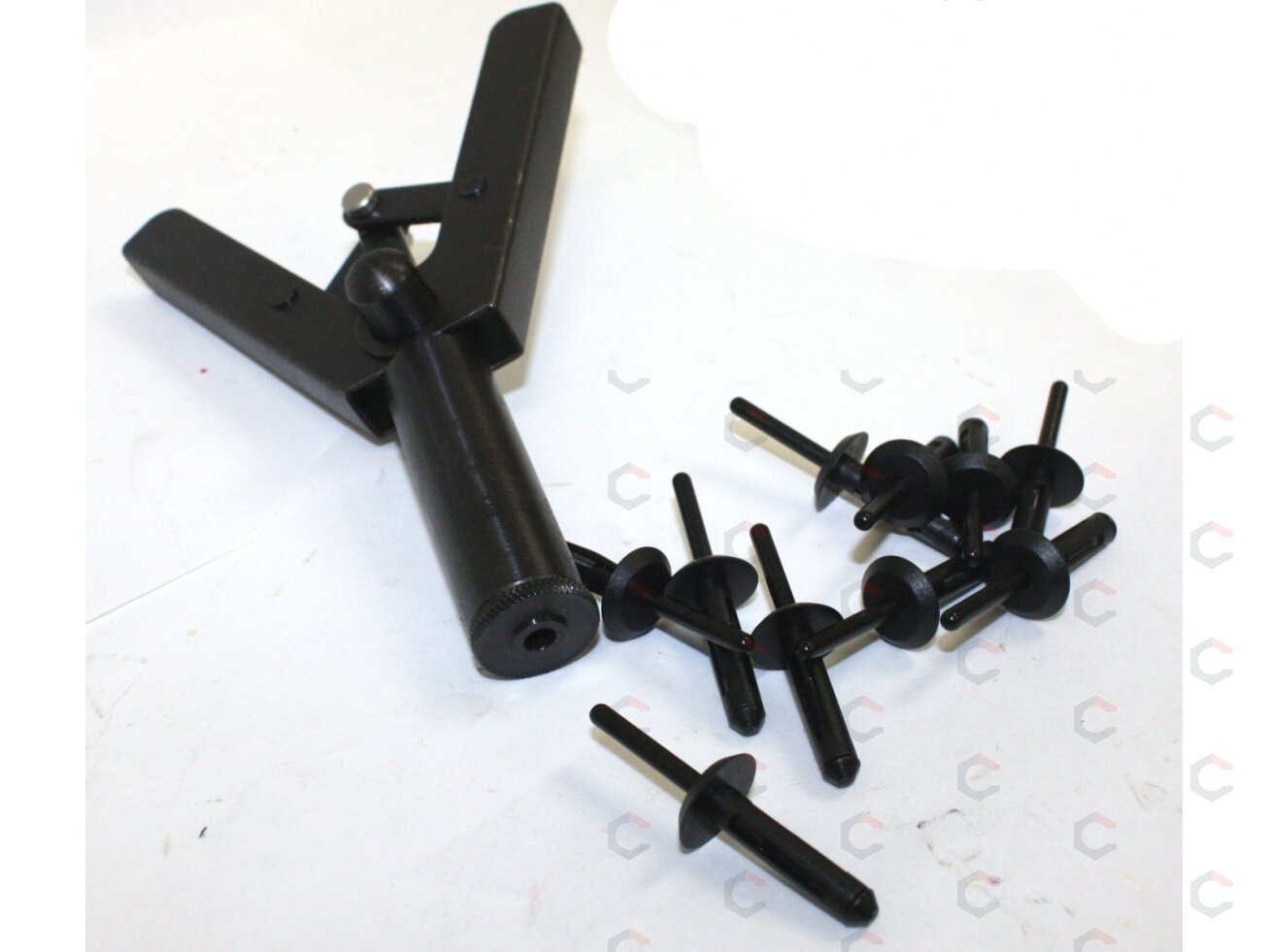 Kniediklis plastikinėms kniedėms su rinkiniu | 41 vnt. (RT41) 4 Kniediklis plastikinėms kniedėms su rinkiniu | 41 vnt. (RT41) 4