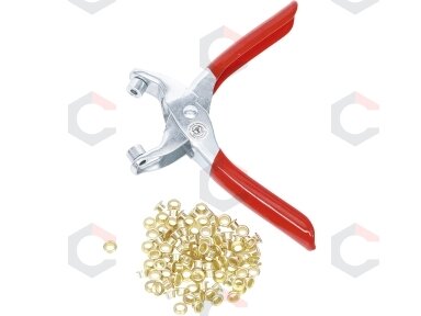 Kniedijimo replės su 100 apskritų kniedžių | 4,5 mm (75830) Kniedijimo replės su 100 apskritų kniedžių | 4,5 mm (75830)