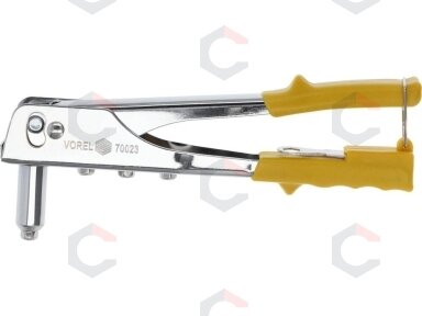 Kniediklis chromuotas | Ø 2.4, 3.2, 4.0, 4.8 mm kniedėms (70023) Kniediklis chromuotas | Ø 2.4, 3.2, 4.0, 4.8 mm kniedėms (70023)
