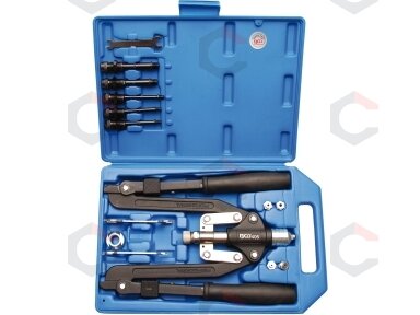 Kniediklis srieginėms ir paprastoms kniedėms | ilgos rankenos | 3,2 - 6,4 mm (405) Kniediklis srieginėms ir paprastoms kniedėms | ilgos rankenos | 3,2 - 6,4 mm (405)