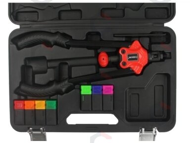 Kniediklis srieginėms kniedėms | lagaminas | M3-M12 | 360 mm (BT-611) Kniediklis srieginėms kniedėms | lagaminas | M3-M12 | 360 mm (BT-611)