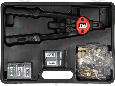 Kniediklis srieginėms kniedėms | M5, M6, M8, M10, M12, | 330 mm (YT-3612) Kniediklis srieginėms kniedėms | M5, M6, M8, M10, M12, | 330 mm (YT-3612)