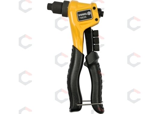 Kniediklis | plieninėms ir nerūdyjančio plieno kniedėms | 2,4 - 4,8 mm (70035) Kniediklis | plieninėms ir nerūdyjančio plieno kniedėms | 2,4 - 4,8 mm (70035)