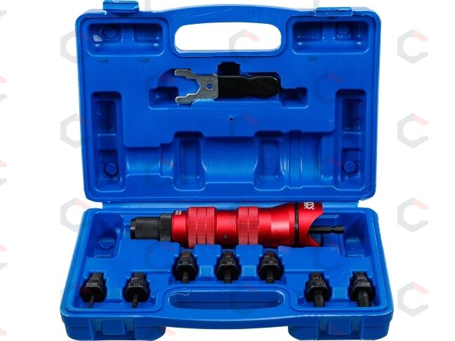 Kniedės veržlės priedas | Metalinė versija | M3 / M4 / M5 / M6 / M8 / M10 (6834) 1 Kniedės veržlės priedas | Metalinė versija | M3 / M4 / M5 / M6 / M8 / M10 (6834) 1