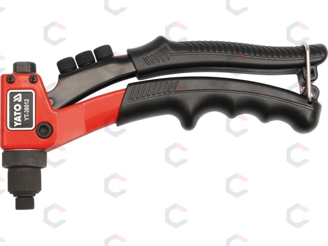 Kniediklis nerūdyjančio plieno kniedėms | 2,4-4,8 mm (YT-36012) Kniediklis nerūdyjančio plieno kniedėms | 2,4-4,8 mm (YT-36012)
