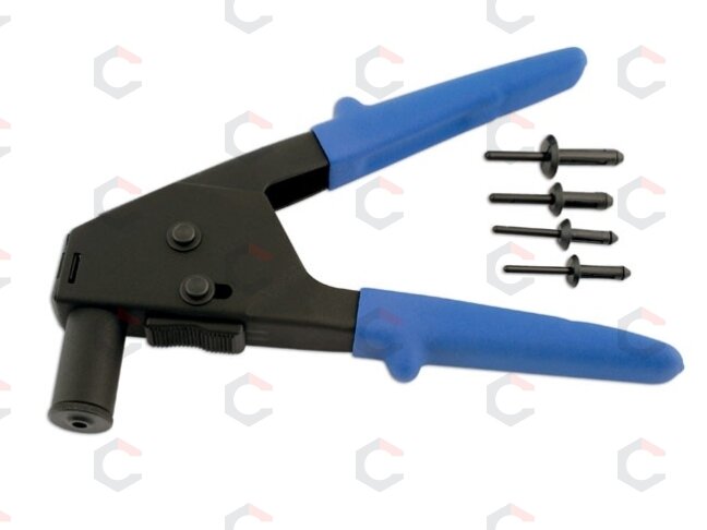 Kniediklis plastikinėms kniedėms su 40vnt kniedžių (RK1201) 7 Kniediklis plastikinėms kniedėms su 40vnt kniedžių (RK1201) 7