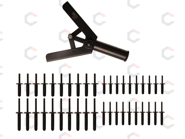 Kniediklis plastikinėms kniedėms su rinkiniu (8463) 2