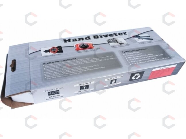 Kniediklis plieninėms kniedėms | ilgos rankenos | 3.2-6.4 mm (SK417) 2 Kniediklis plieninėms kniedėms | ilgos rankenos | 3.2-6.4 mm (SK417) 2