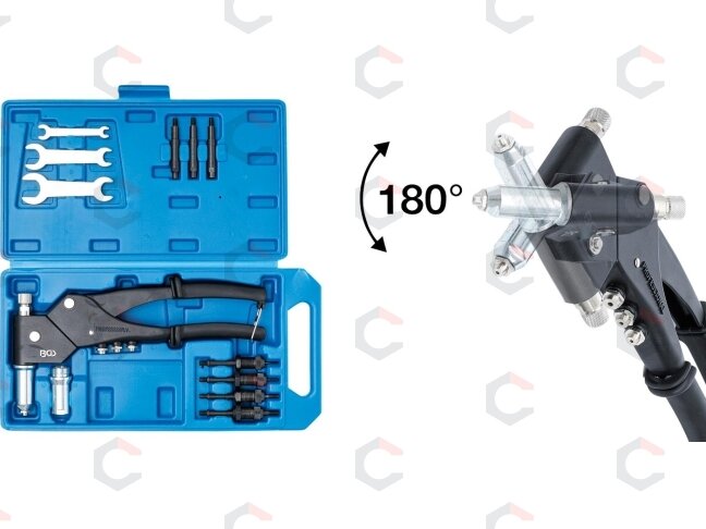 Kniediklis srieginėms ir standartinėms kniedėms | daug padėčių (438) 4 Kniediklis srieginėms ir standartinėms kniedėms | daug padėčių (438) 4