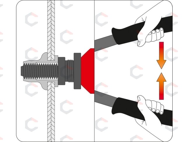 Kniediklis srieginėms kniedėms | M3/M4/M5/M6 (YT-36140) 4 Kniediklis srieginėms kniedėms | M3/M4/M5/M6 (YT-36140) 4
