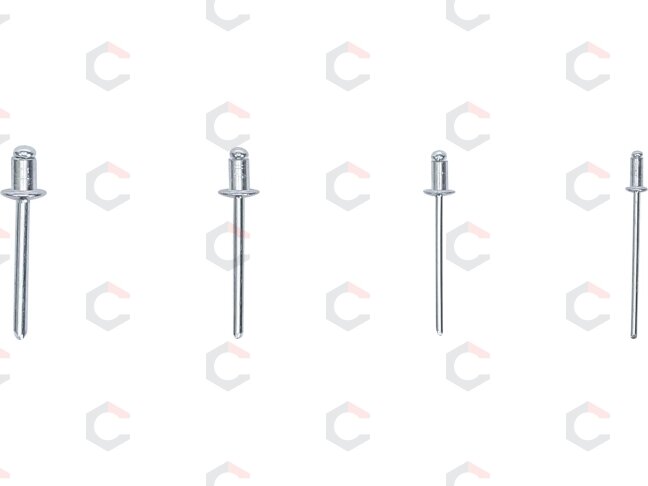 Kniedžių rinkinys dėžutėje | aliuminis | Ø 2,4 - 4,8 mm | 400 vnt. (8058) 1 Kniedžių rinkinys dėžutėje | aliuminis | Ø 2,4 - 4,8 mm | 400 vnt. (8058) 1