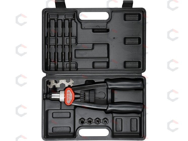 Kniediklis srieginėms kniedėms | M6/M8/M10/M12 (YT-36119) Kniediklis srieginėms kniedėms | M6/M8/M10/M12 (YT-36119)
