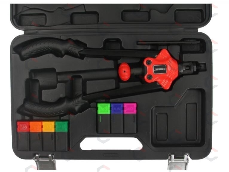 Kniediklis srieginėms kniedėms | lagaminas | M3-M12 | 360 mm (BT-611) Kniediklis srieginėms kniedėms | lagaminas | M3-M12 | 360 mm (BT-611)