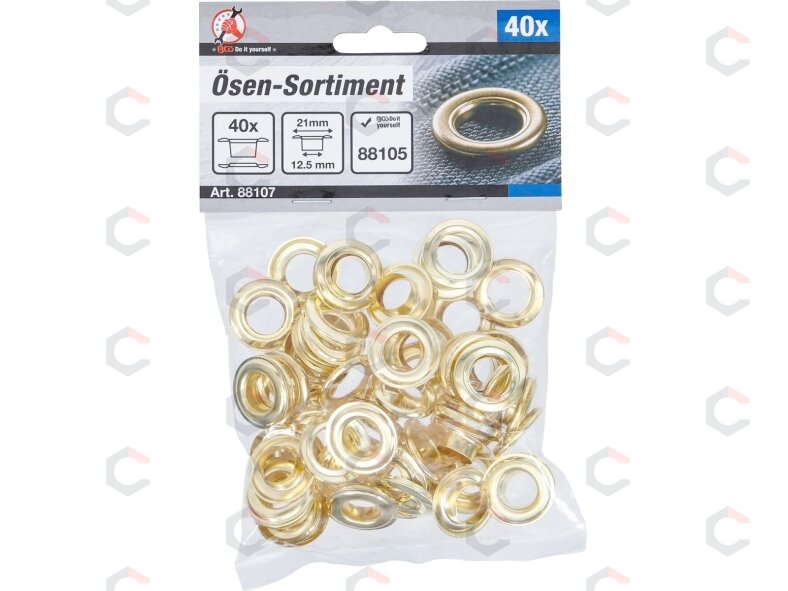 Kniedžių asortimentas įvorėms | 12,5 x 21 mm | 40 vnt (88107) 2